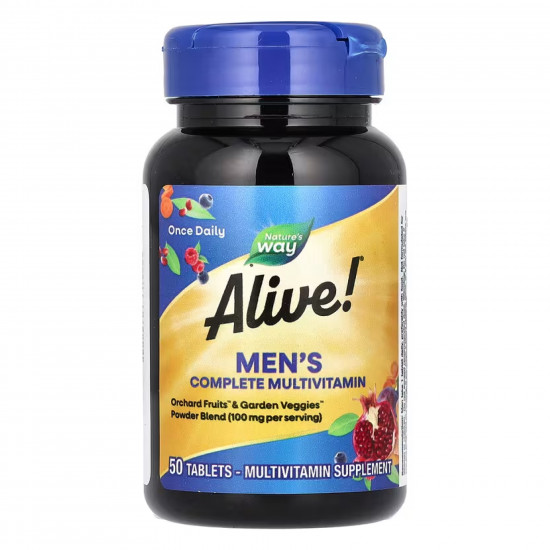 Nature's Way Men's Complete Multivitamin - 50 tabs (Пошкоджена упаковка) 2024-11-0207