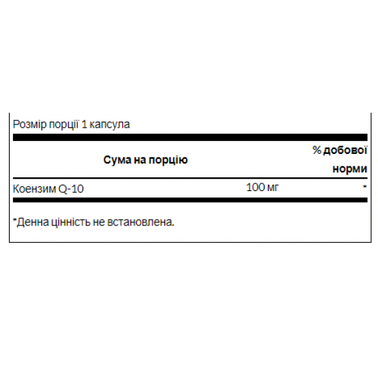 Swanson CoQ10 10mg - 100caps 100-71-9715688-20