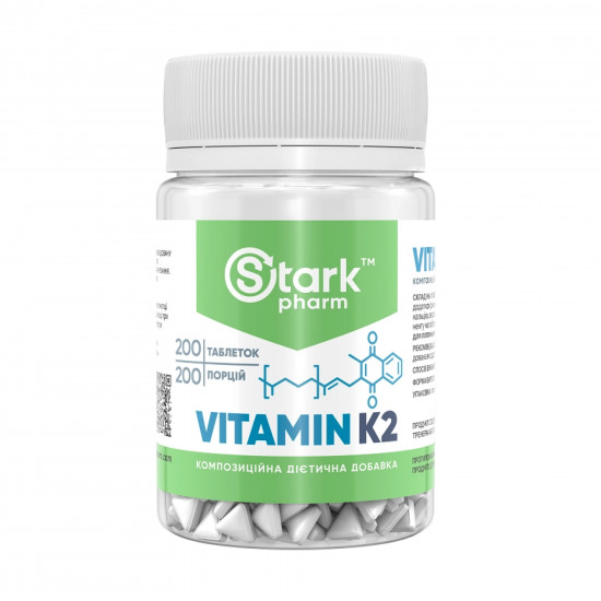 Stark Pharm Vitamin K-2 - 200 tabs 2023-10-3745 Stark Pharm Vitamin K-2 - 200 tabs 2023-10-3745