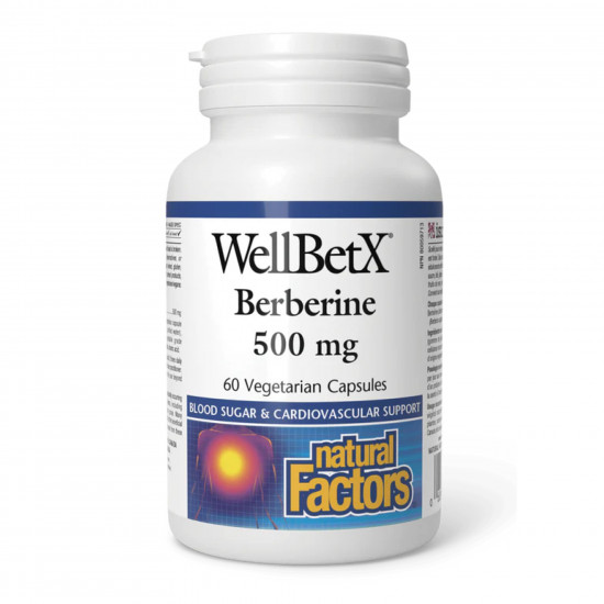 WellBetX Berberine 500mg - 60 vcaps WellBetX Berberine 500mg - 60 vcaps