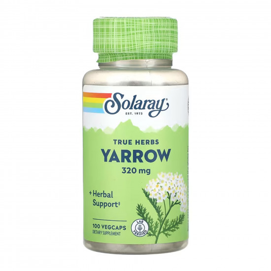 Solaray Yarrow Aerial 320mg - 100 vcaps 2023-10-6981