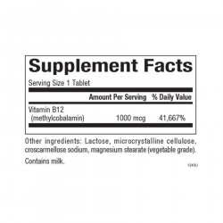 B12 Methylcobalamin 1000 mcg - 180 tabs (Пошкоджена банка)