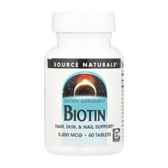 Biotin 5000mcg - 60 tabs Biotin 5000mcg - 60 tabs