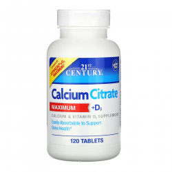 Calcium Citrate + D3 Max - 120 tabs
