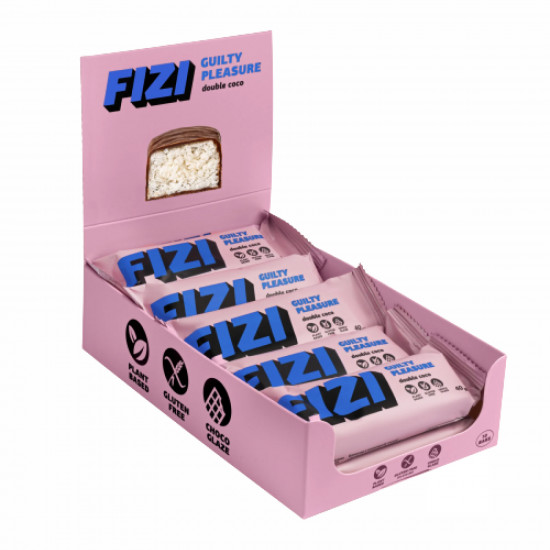 FIZI FIZI Chocolate Bar - 10х40g Double Coconut (Повреждена упаковка) 2024-11-0307