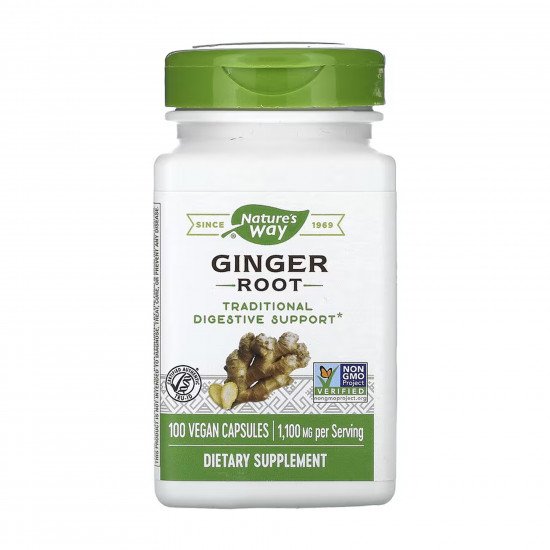 Nature's Way Ginger Root - 100 vcaps 2023-10-6409