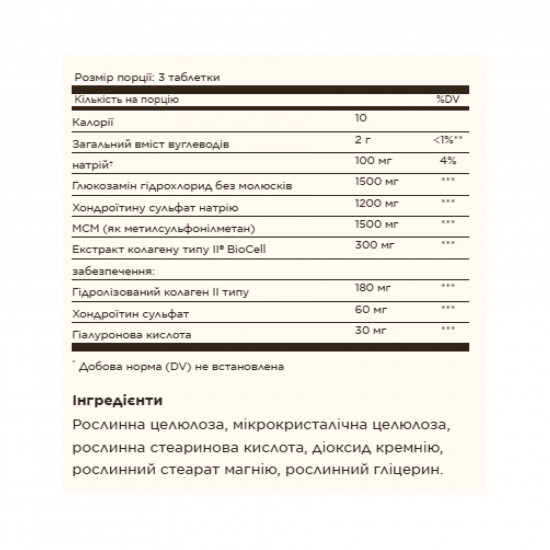 Solgar Glucosamine Hyaluronic Acid Chondroitin MSM (Shellfish-Free) - 120 tabs 2023-10-4122
