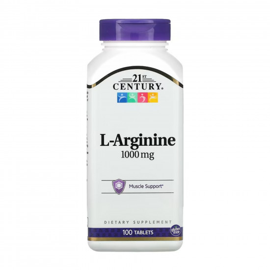 21st Century L-Arginine 1000 mg - 100 tabs 2023-10-7068