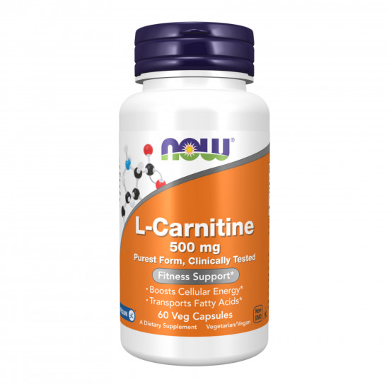 Now Foods L-Carnitine 500mg - 60 vcaps 2022-10-1991 Now Foods L-Carnitine 500mg - 60 vcaps 2022-10-1991