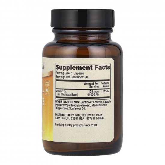 Dr. Mercola Liposomal Vitamin D3 5000 IU - 90 caps 2023-10-7440