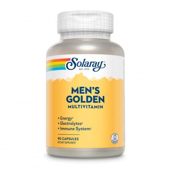 Solaray Men's Golden Multi-Vitamin - 90 caps 2023-10-2135