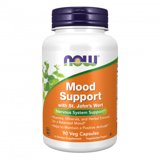 Now Foods Mood Support with St. Johns Wort - 90 vcaps 100-43-1932440-20 Now Foods Mood Support with St. Johns Wort - 90 vcaps 100-43-1932440-20