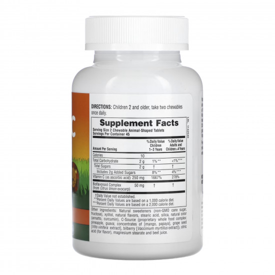 Nature's Plus Vit C Chewable - 90 tabs 2022-10-2863