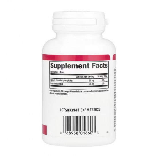 Natural Factors Potassium Citrate 99mg - 90 tabs 2023-10-6559