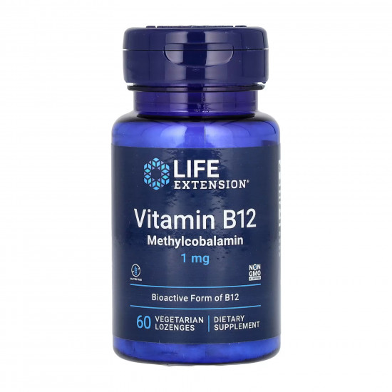 Life Extension Vitamin B12 Methylcobalamin 1 mg - 60 vcaps 2022-10-1891