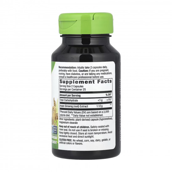 Nature's Way Asian Ginseng - 50 vcaps 2023-10-6410