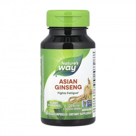 Nature's Way Asian Ginseng - 50 vcaps 2023-10-6410 Nature's Way Asian Ginseng - 50 vcaps 2023-10-6410