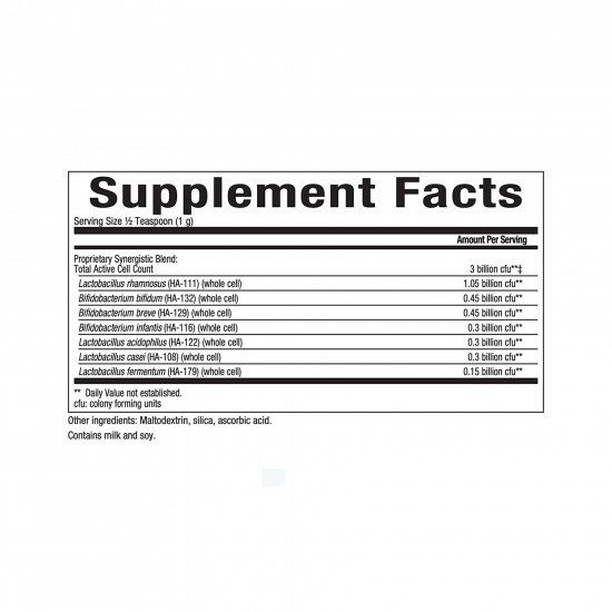 Natural Factors BigFriends Multi-Probiotic Powder 3 Billion - 60g 2023-10-6560