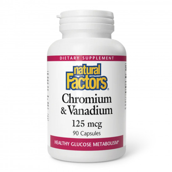Chromium & Vanadium 125mcg - 90 caps Chromium & Vanadium 125mcg - 90 caps