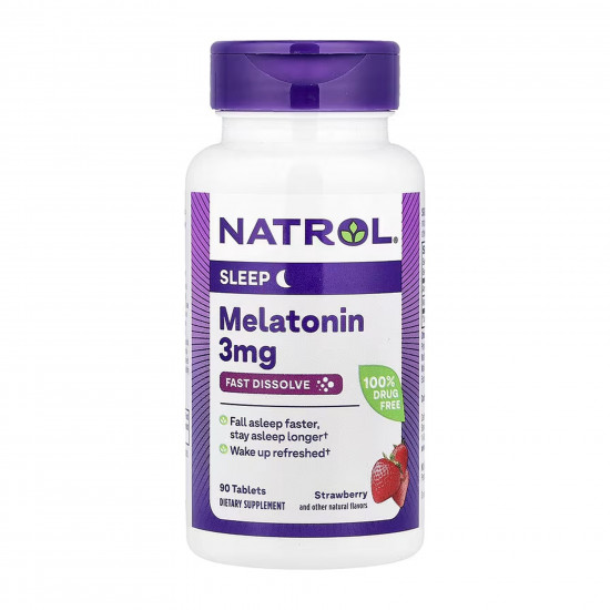 NATROL Melatonin 3mg - 90 tabs 2023-10-6216 NATROL Melatonin 3mg - 90 tabs 2023-10-6216