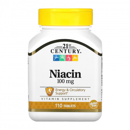 21st Century Niacin 100 mg - 110 tabs 2023-10-7120