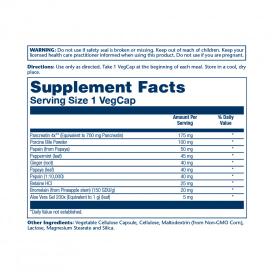 Solaray Super Digestaway - 180 veg caps 2023-10-3578