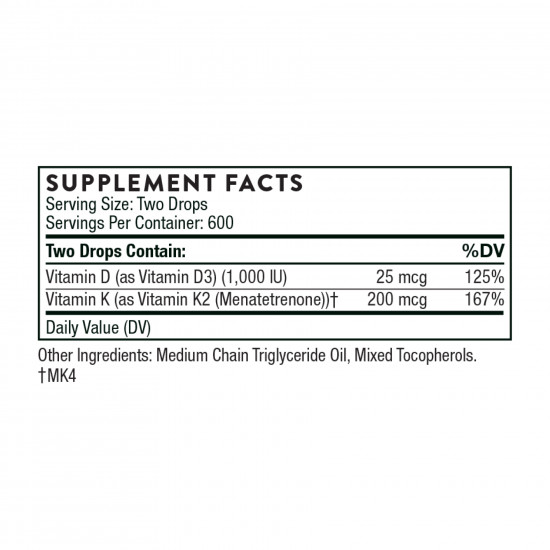 Thorne Vitamin D+K2 - 1oz 2023-10-3061