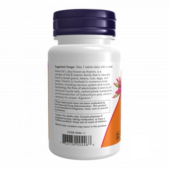 Now Foods B-1 100mg - 100 tabs 2022-09-1198