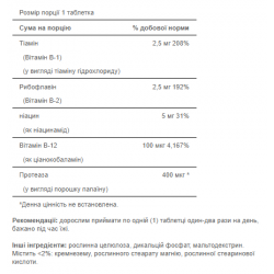 B-Complex B-12 - 90tabs (Пошкоджена банка)