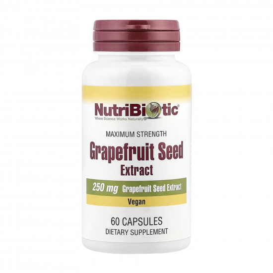 Nutribiotic Grapefruit Seed Extract 250mg - 60 caps 2023-10-5472 Nutribiotic Grapefruit Seed Extract 250mg - 60 caps 2023-10-5472