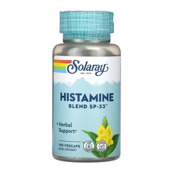 Solaray Histamine Blend SP-33 - 100 vcaps 2023-10-6984
