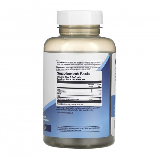 KAL Magnesium Glycinate - 90 softgels 2023-10-7019
