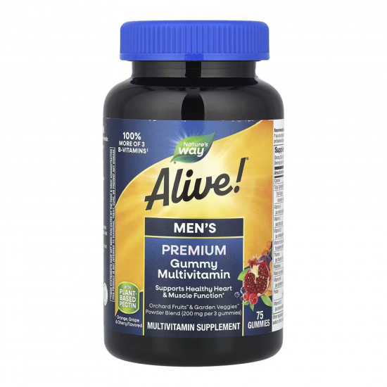 Nature's Way Men's Premium Multivitamin - 75 gummies (Злиплися капсули+ до 05.26) 2023-10-7846