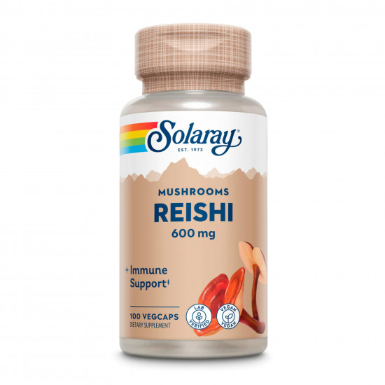 Solaray Reishi Mushroom 600mg - 100ct 2023-10-2128