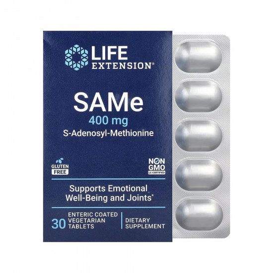 Life Extension SAMe 400 mg - 30 tabs (Повреждена банка) 2024-11-0097