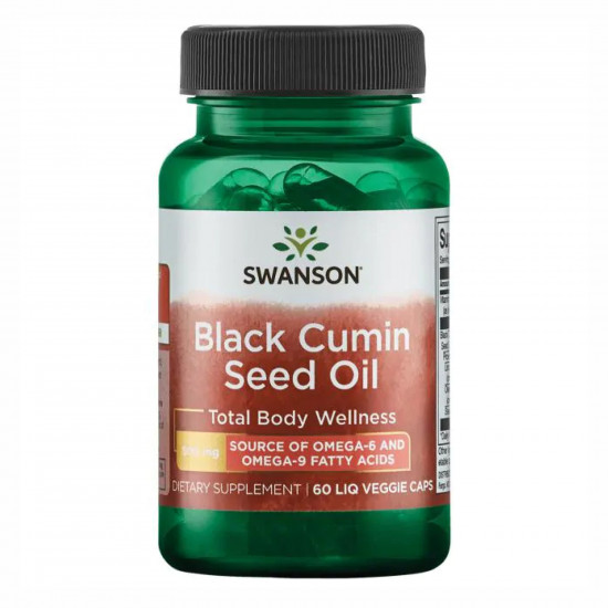 Swanson Black Cumin Seed Oil 500 mg - 60 Liq Vegcap 2022-10-0205 Swanson Black Cumin Seed Oil 500 mg - 60 Liq Vegcap 2022-10-0205