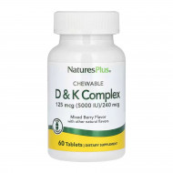 VIT D & K Complex 125mcg 5000 IU/ 240 mcg - 60 tabs