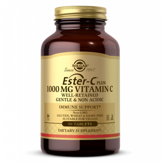 Solgar Ester-C Plus Veg 1000mg - 90 tabs 100-99-8195113-20
