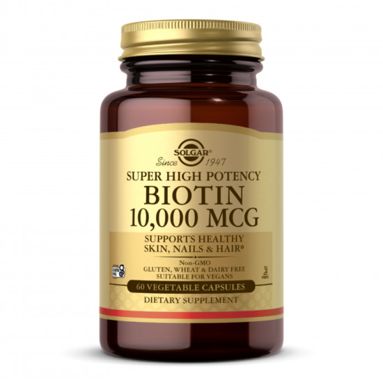 Solgar Biotin 10,000mcg - 60 vcaps 2022-10-2983