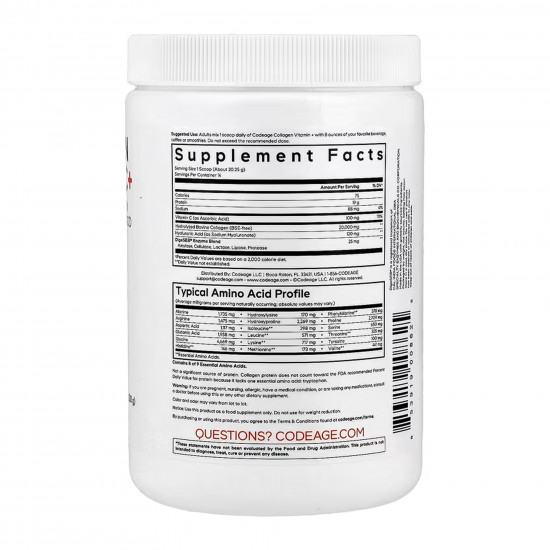Codeage Collagen Vitamin C+ Powder - 283g 2023-10-7718