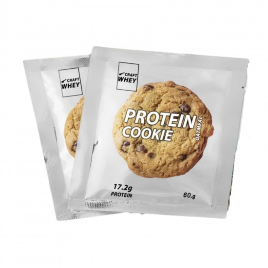 Craft Whey Protein Cookie - 60g Oatmeal (Поштучно) 2022-09-1030 Craft Whey Protein Cookie - 60g Oatmeal (Поштучно) 2022-09-1030