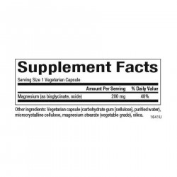 Magnesium Bisglycinate 200mg - 120 vcaps