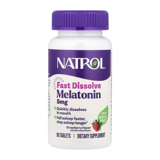 NATROL Melatonin 5mg - 90 tabs 2023-10-6218