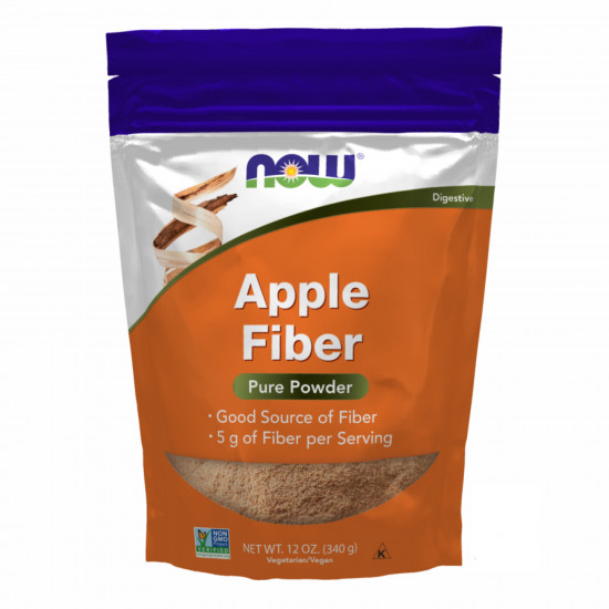 Now Foods Apple Fiber Powder - 12 Oz 2022-10-0390 Now Foods Apple Fiber Powder - 12 Oz 2022-10-0390
