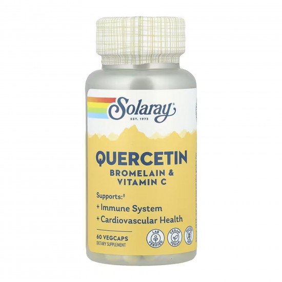 Solaray Quercetin Bromelain & Vitamin C - 60 vcaps 2023-10-6745