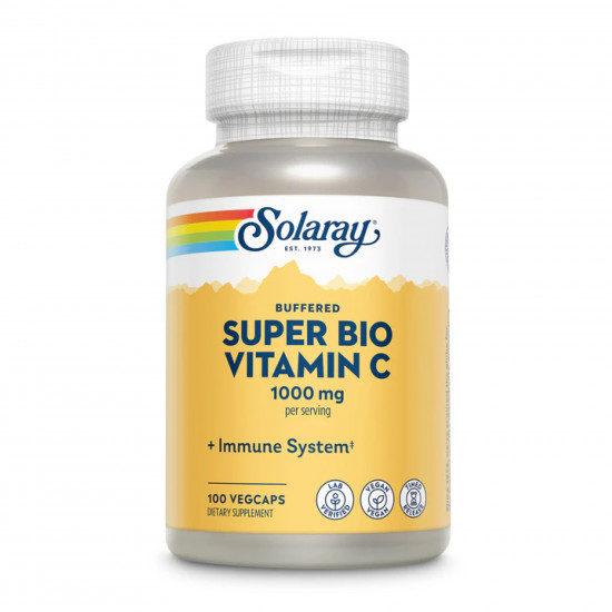 Solaray Super Bio Vitamin C 1000mg - 100 vcaps 2023-10-2391 Solaray Super Bio Vitamin C 1000mg - 100 vcaps 2023-10-2391