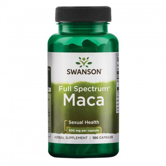 Swanson Maca 500 mg - 100 Caps 100-97-7634284-20 Swanson Maca 500 mg - 100 Caps 100-97-7634284-20