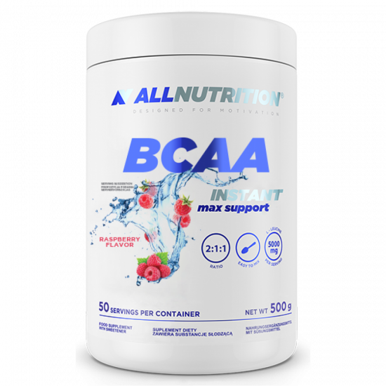 Allnutrition BCAA Max Support Instant - 500g Raspberry 100-17-1709423-20
