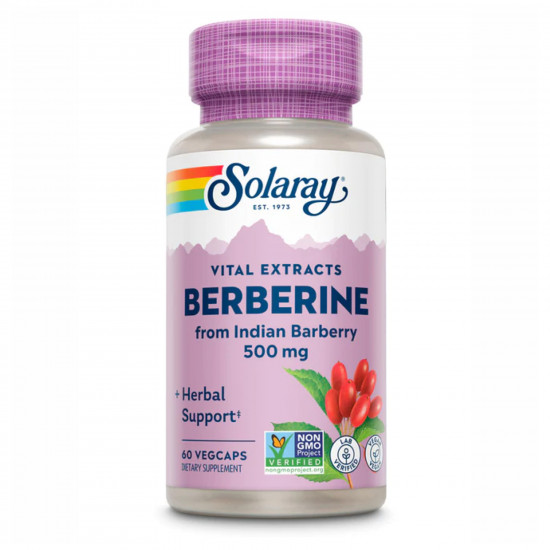 Berberine from Indian Barberry 500mg - 60 vcaps Berberine from Indian Barberry 500mg - 60 vcaps