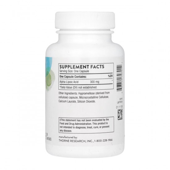 Thorne Alpha-Lipoic Acid - 60 caps 2023-10-3594